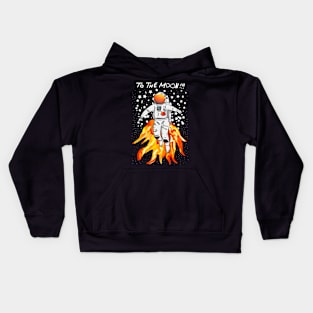 To The Moon !!!! Kids Hoodie